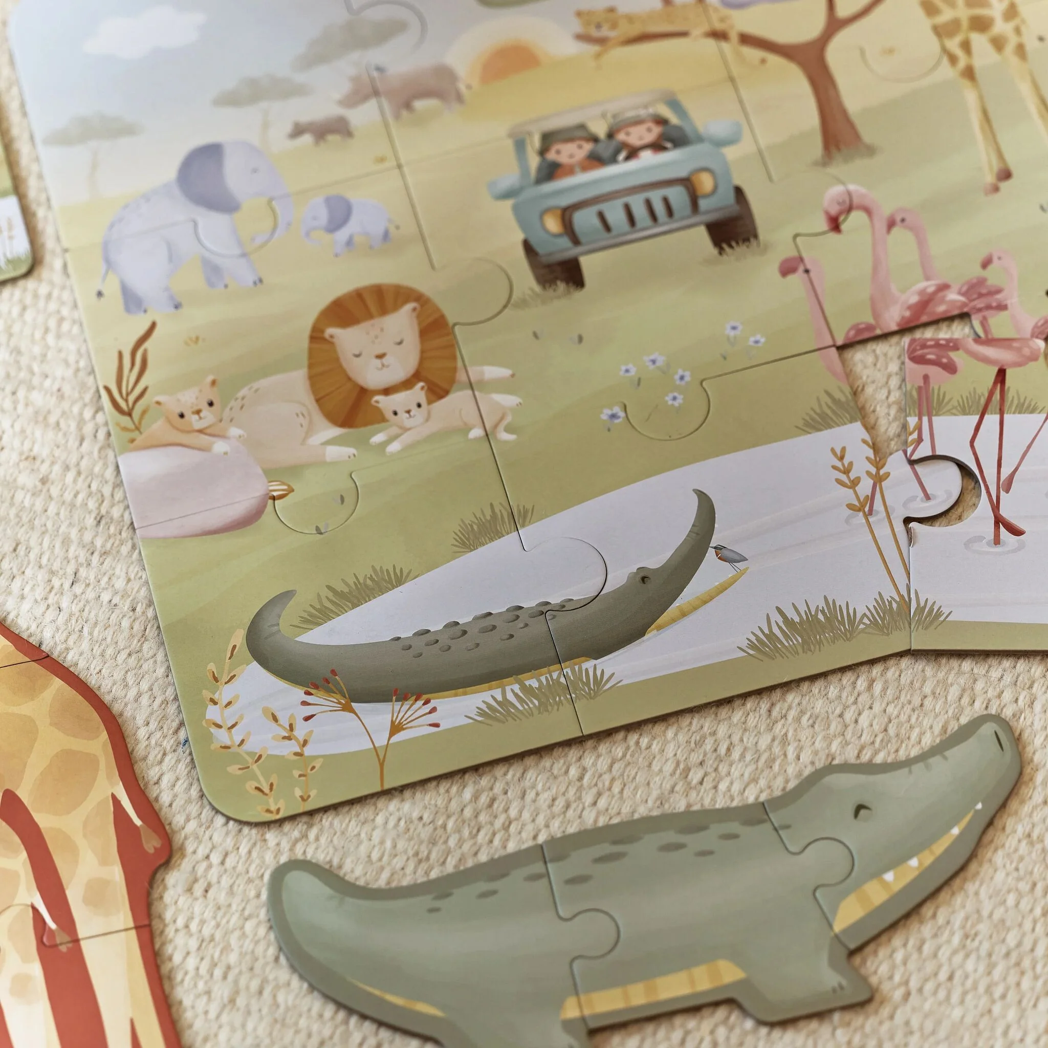Little Dutch Safari Friends 6 puzzels - Afbeelding 7