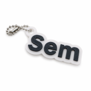Gepersonaliseerde sleutelhanger met naam