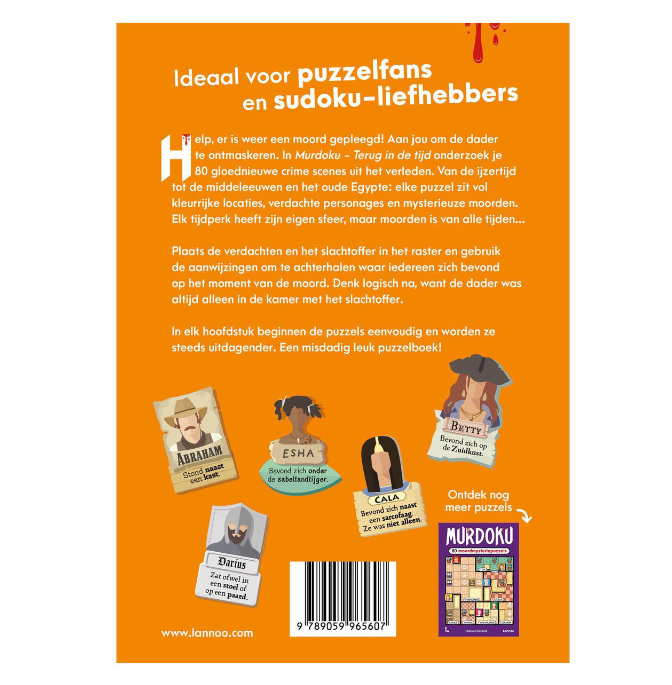 Murdoku Terug in de tijd 80 Moordmysteriepuzzels - Afbeelding 7