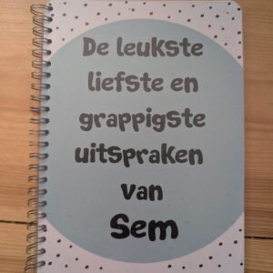 SALE Uitsprakenboekje Sem