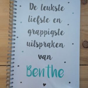 SALE Uitsprakenboekje Benthe