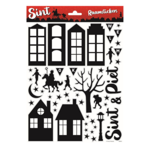 Raamstickers Sinterklaas