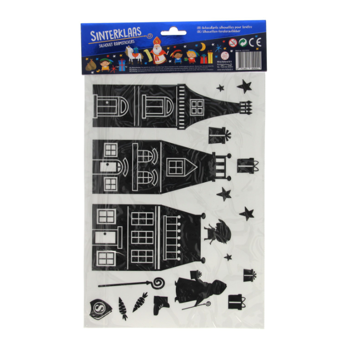 Raamstickers Sinterklaas - Afbeelding 3