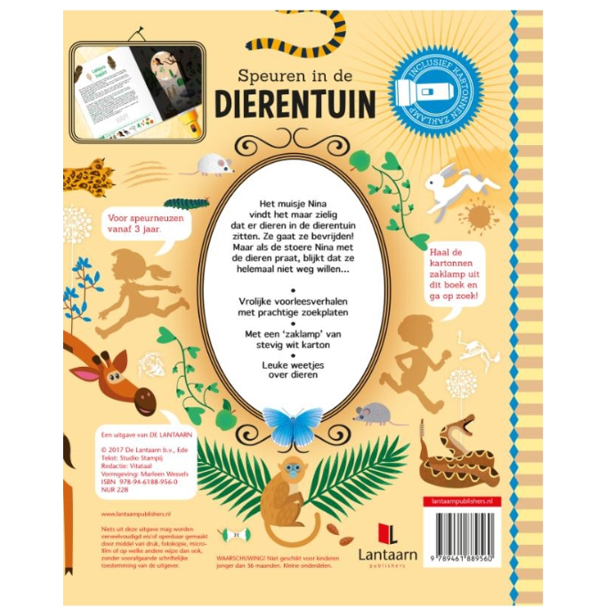 Speuren in de Dierentuin + kartonnen zaklamp - Afbeelding 4