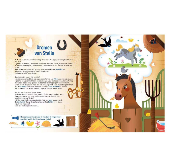Speuren Naar Paarden Zoekboek met Kartonnen Zaklamp - Afbeelding 4