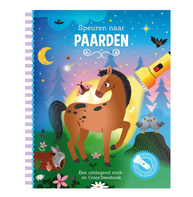 Speuren Naar Paarden Zoekboek met Kartonnen Zaklamp